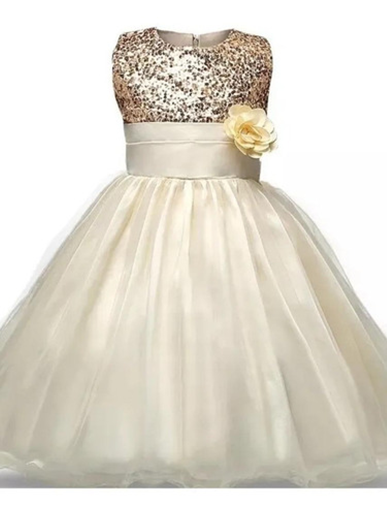 Vestido Fiesta Paje Bautizo Bebe Niña 3 Meses A 12 Años 4