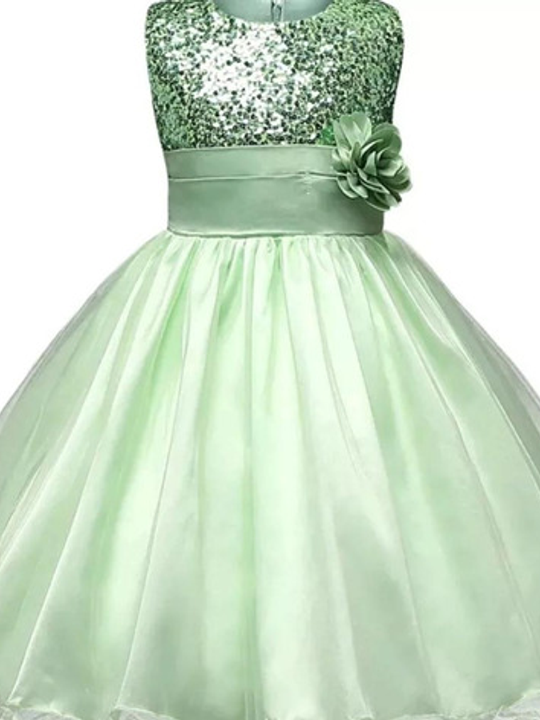 Vestido Fiesta Paje Bautizo Bebe Niña 3 Meses A 12 Años 6