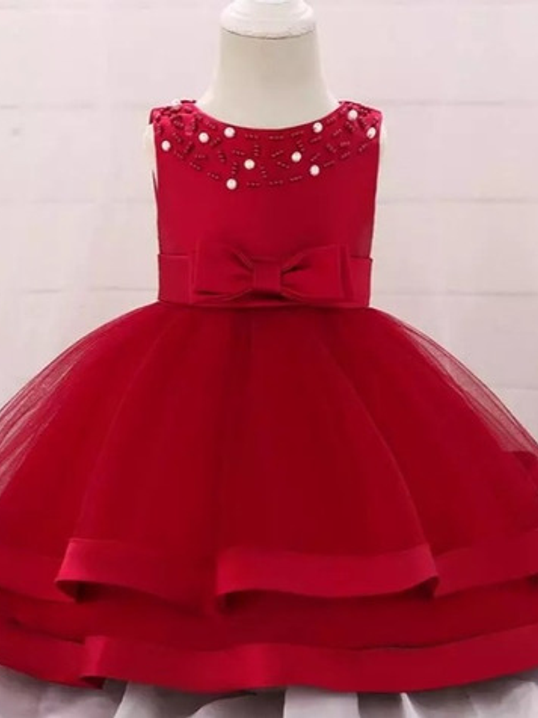 Vestido Niña Bebe Bautizo Fiesta Paje 3 Meses A 24 Meses 4