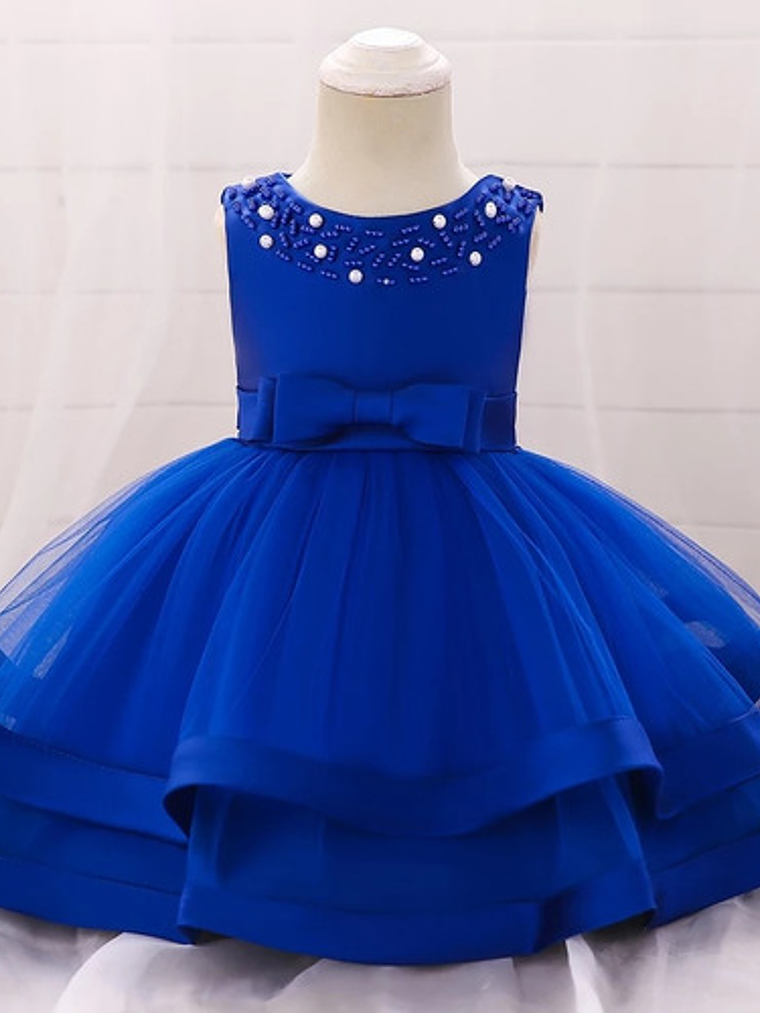 Vestido Niña Bebe Bautizo Fiesta Paje 3 Meses A 24 Meses 5