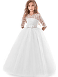Vestido Niñas Largo Fiesta Paje Bautizo Hasta Talla 14 - Miniatura 2