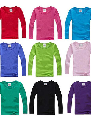 Camiseta Algodón Niño Pack De 6