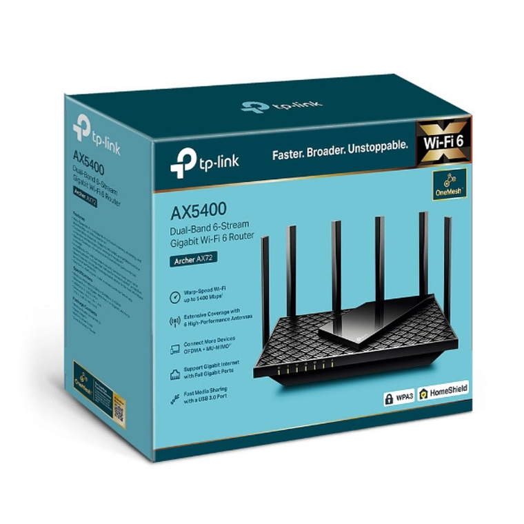 Router WiFi 6 TP-Link Archer AX72 AX5400 Dual Band Gigabit 4