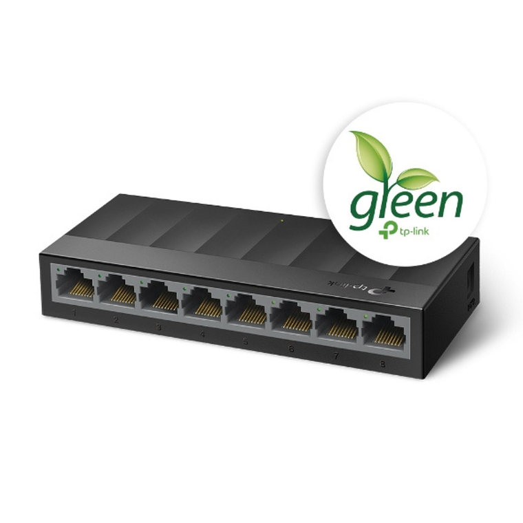 Switch Gigabit TP-Link LS1008G 8 Puertos 10/100/1000 Plastico 2