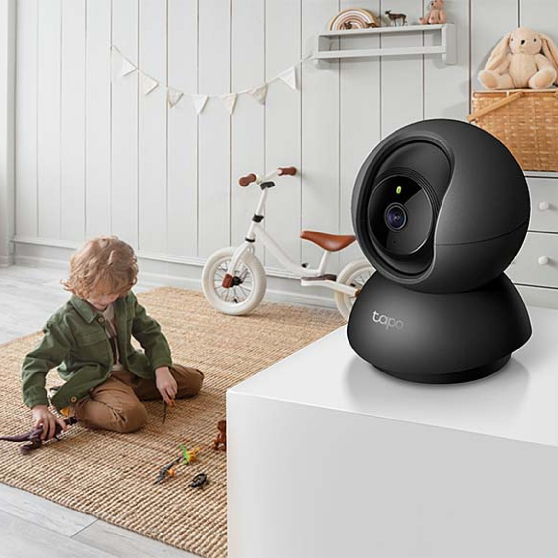 Cámara WiFi TP-Link Tapo C211 Pan/Tilt 3MPNegra 4