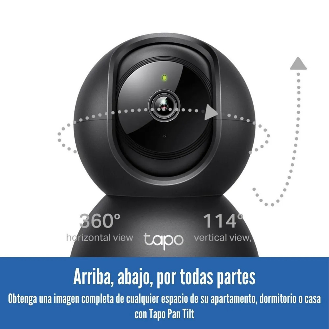 Cámara WiFi TP-Link Tapo C211 Pan/Tilt 3MPNegra 3