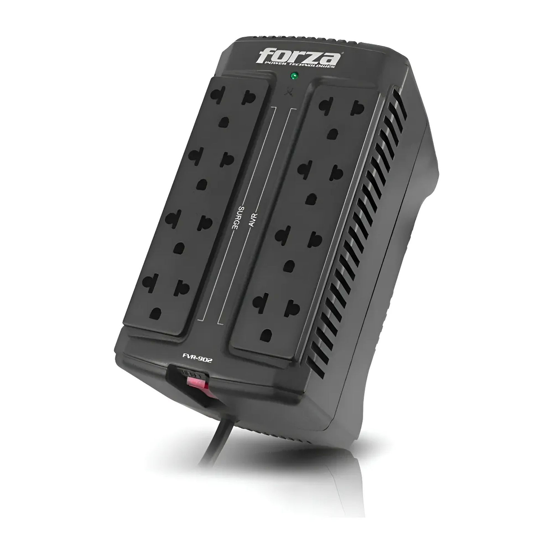 Estabilizador de Voltaje Forza FVR-902 900VA/450W 220V 8 Tomas Uni 1