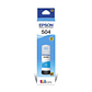 Tinta Original Epson T504 Cian Botella EcoTank - Miniatura 1