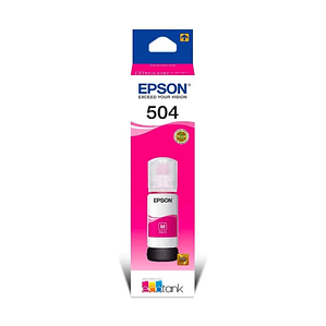 Tinta Original Epson T504 Magenta Botella EcoTank