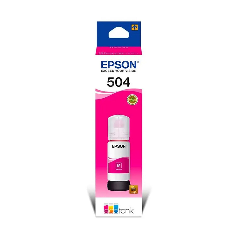 Tinta Original Epson T504 Magenta Botella EcoTank 1