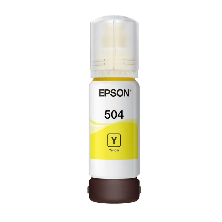 Tinta Original Epson T504 Amarillo Botella EcoTank 2