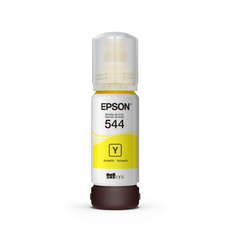 Tinta Original Epson T544 Amarillo Botella Alto Rendimiento 2