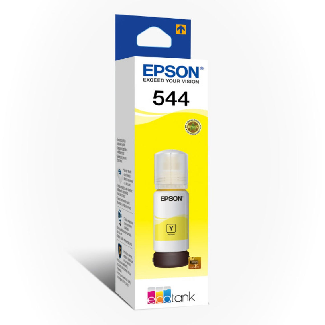Tinta Original Epson T544 Amarillo Botella Alto Rendimiento 1