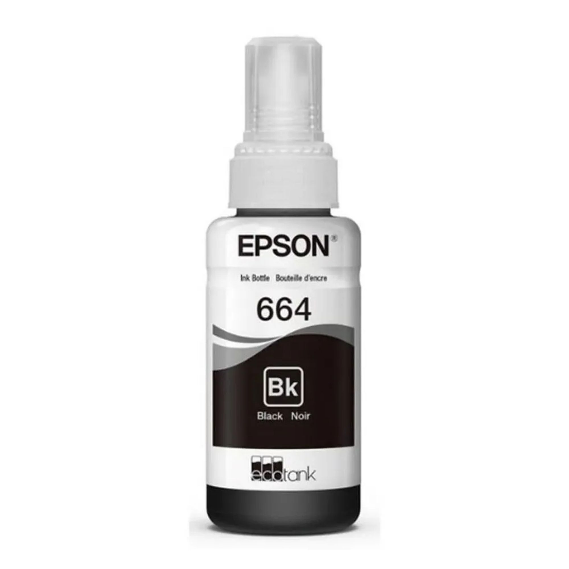 Tinta Original Epson T664 Negro Botella EcoTank 2