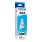 Tinta Original Epson T664 Cian Botella EcoTank - Miniatura 1