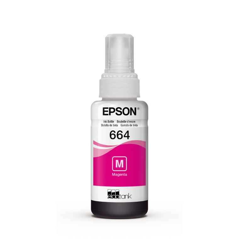 Tinta Original Epson T664 Magenta Botella EcoTank 2