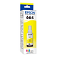 Tinta Original Epson T664 Amarillo Botella EcoTank - Miniatura 1