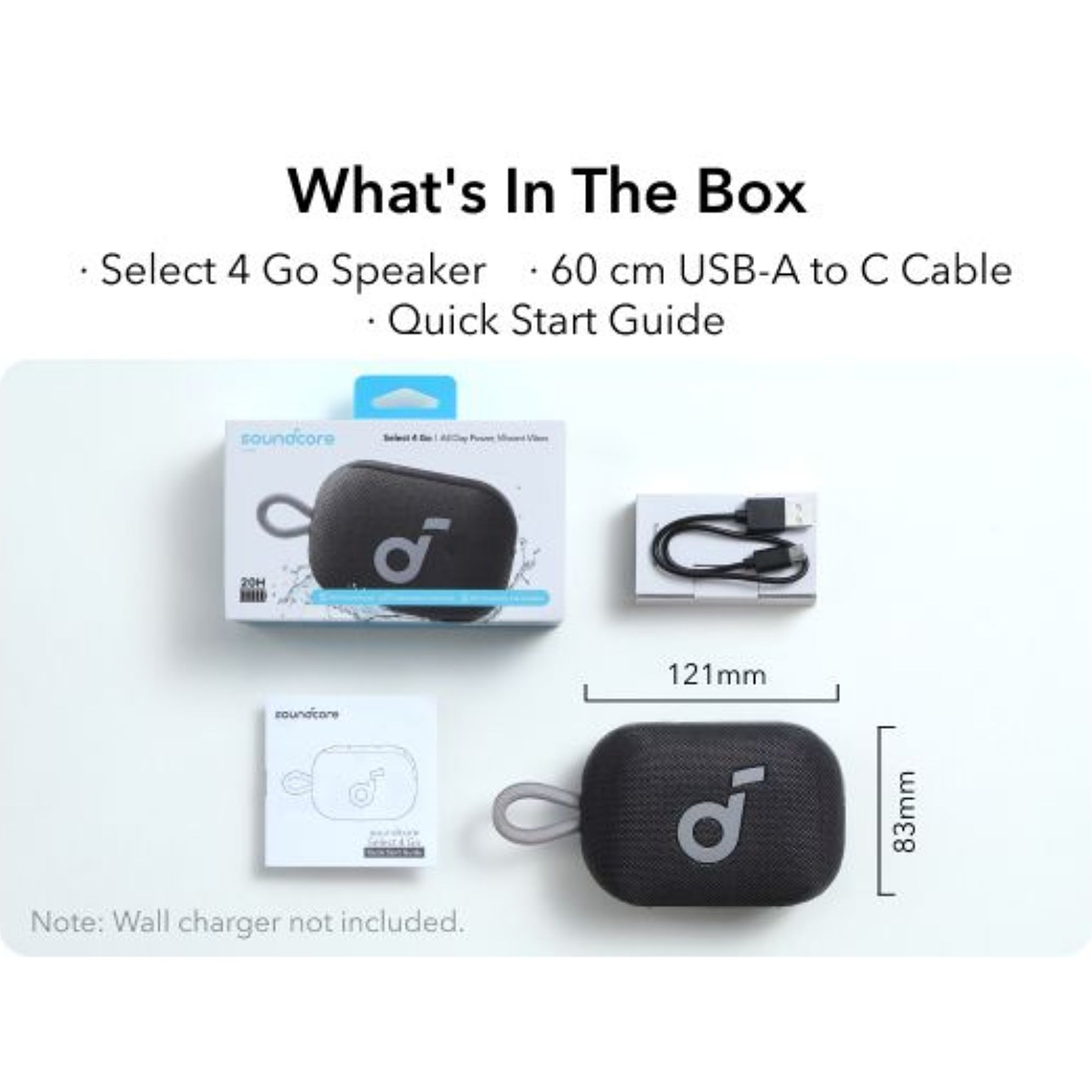 Parlante Bluetooth Soundcore Select 4 Go Portátil 7