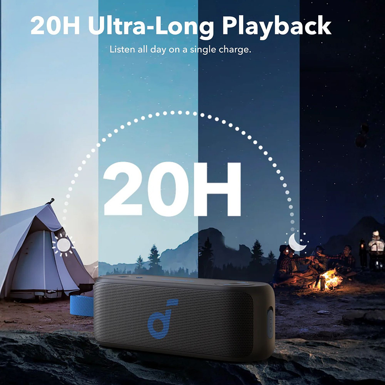 Parlante Bluetooth Soundcore Select 3 Potente Resistente 4