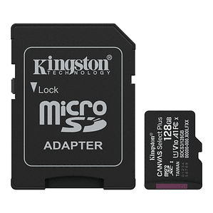 Memoria MicroSDXC Kingston Canvas Select Plus 128GB Gen3 150MB/s A1
