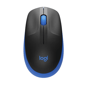 Mouse Inalámbrico Logitech M190 Azul Tamaño Completo