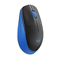 Mouse Inalámbrico Logitech M190 Azul Tamaño Completo - Miniatura 2