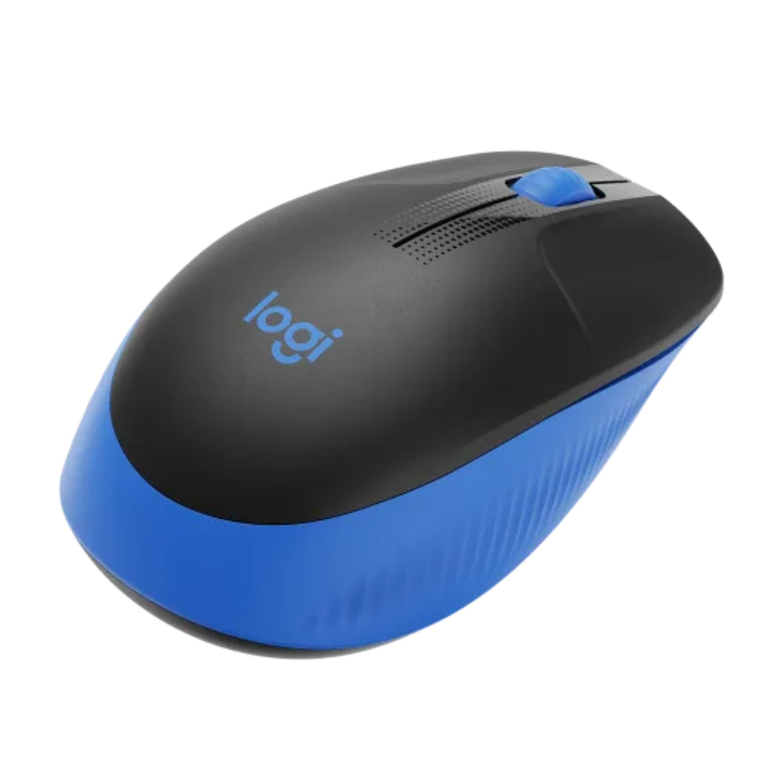 Mouse Inalámbrico Logitech M190 Azul Tamaño Completo 4