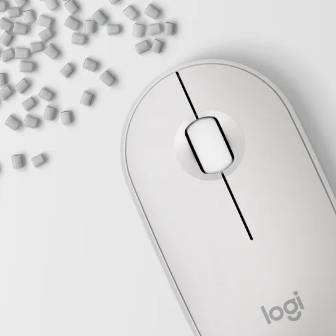 Mouse Inalámbrico Logitech Pebble 2 M350s Blanco 3