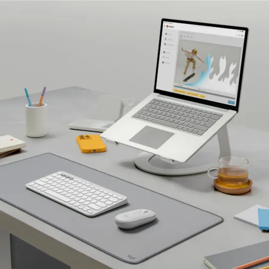 Mouse Inalámbrico Logitech Pebble 2 M350s Blanco 5