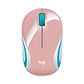 Mouse Inalámbrico Logitech M187 Rosado Ultra Portátil - Miniatura 1