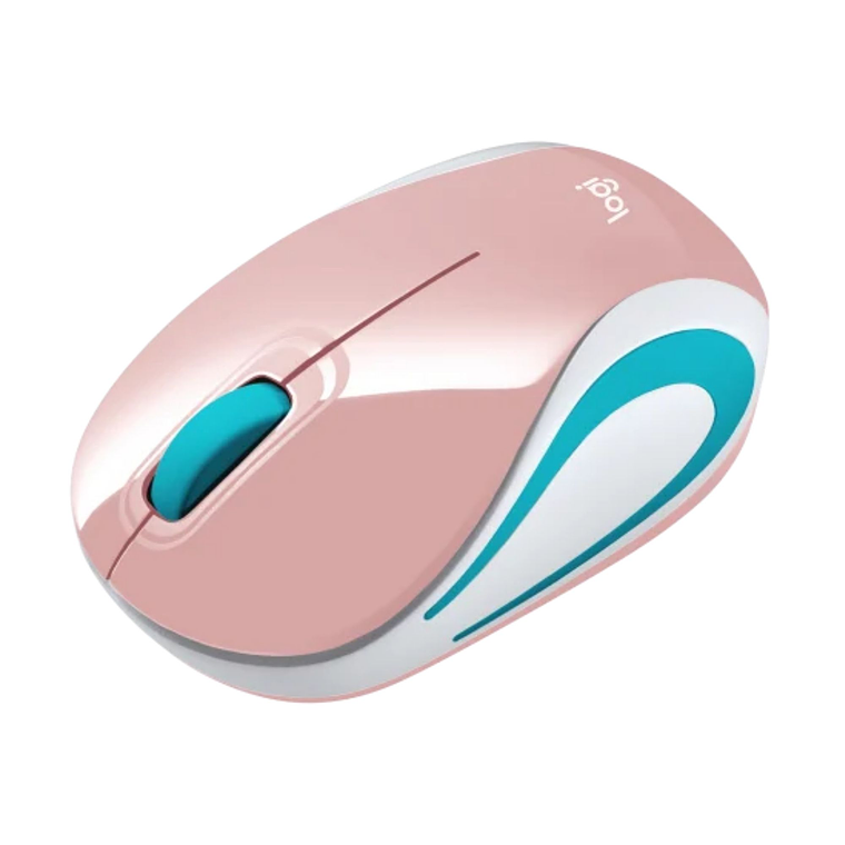 Mouse Inalámbrico Logitech M187 Rosado Ultra Portátil 2