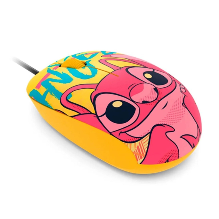 Mouse Alámbrico Xtech Disney Stitch 1200DPI Amarillo XTM-D406ST-YL 1