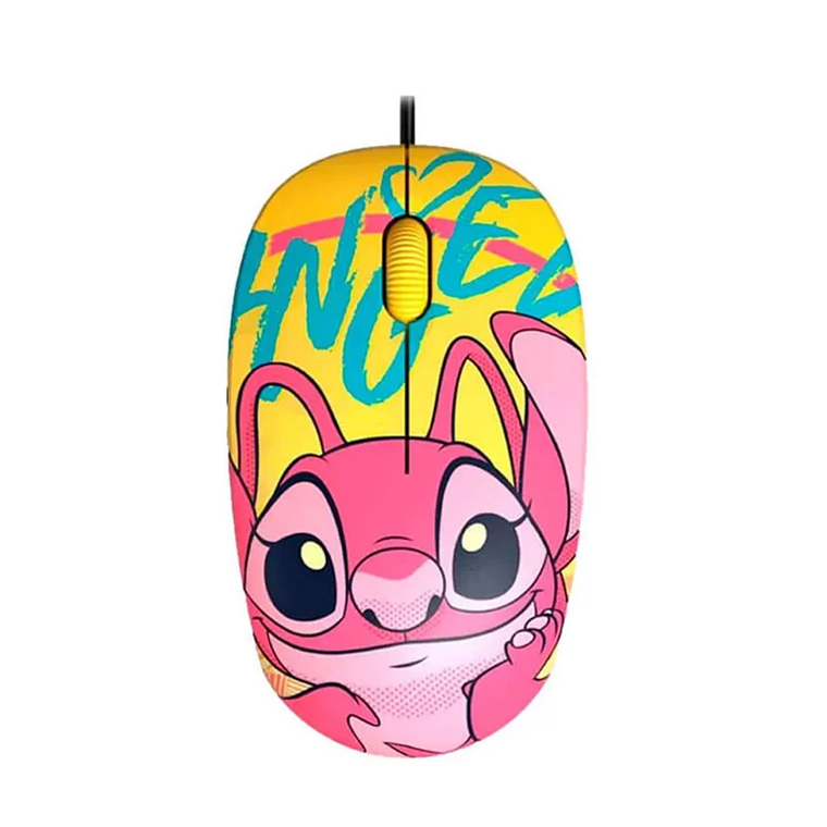 Mouse Alámbrico Xtech Disney Stitch 1200DPI Amarillo XTM-D406ST-YL 2