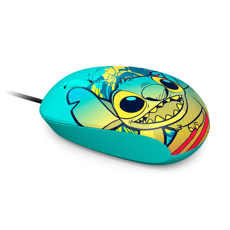 Mouse Alámbrico Xtech Disney Stitch 1200DPI Azul XTM-D406ST-BL 1