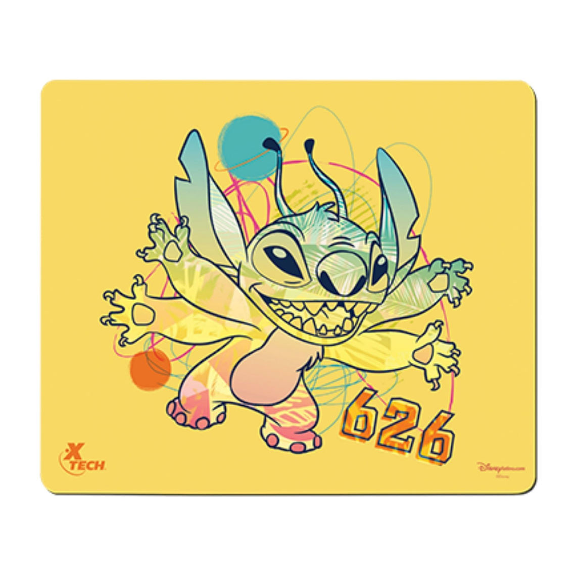 Mouse pad Xtech XTA-D100ST-YL Disney Stitch amarillo 22x18 cm 1