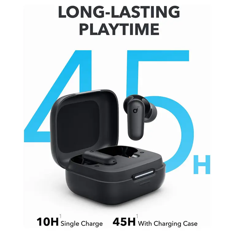 Audífonos Inalámbricos Soundcore P30i Bluetooth con Estuche NEGRO 3