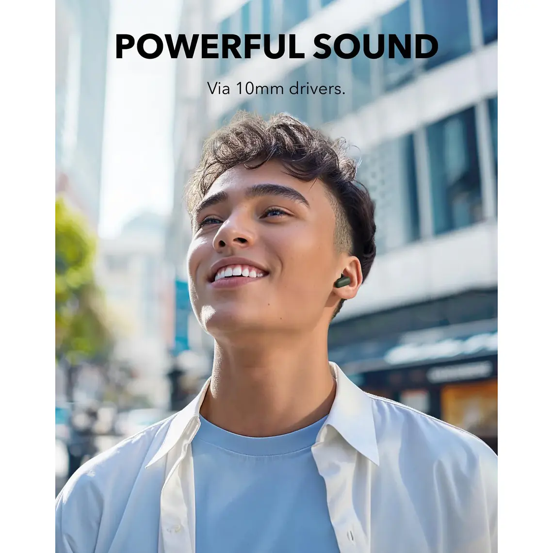 Audífonos Inalámbricos Soundcore P30i Bluetooth con Estuche Verde 4
