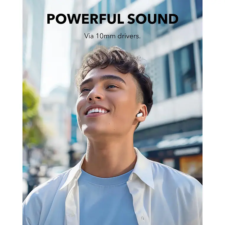 Audífonos Inalámbricos Soundcore P30i Bluetooth con Estuche Blanco 5