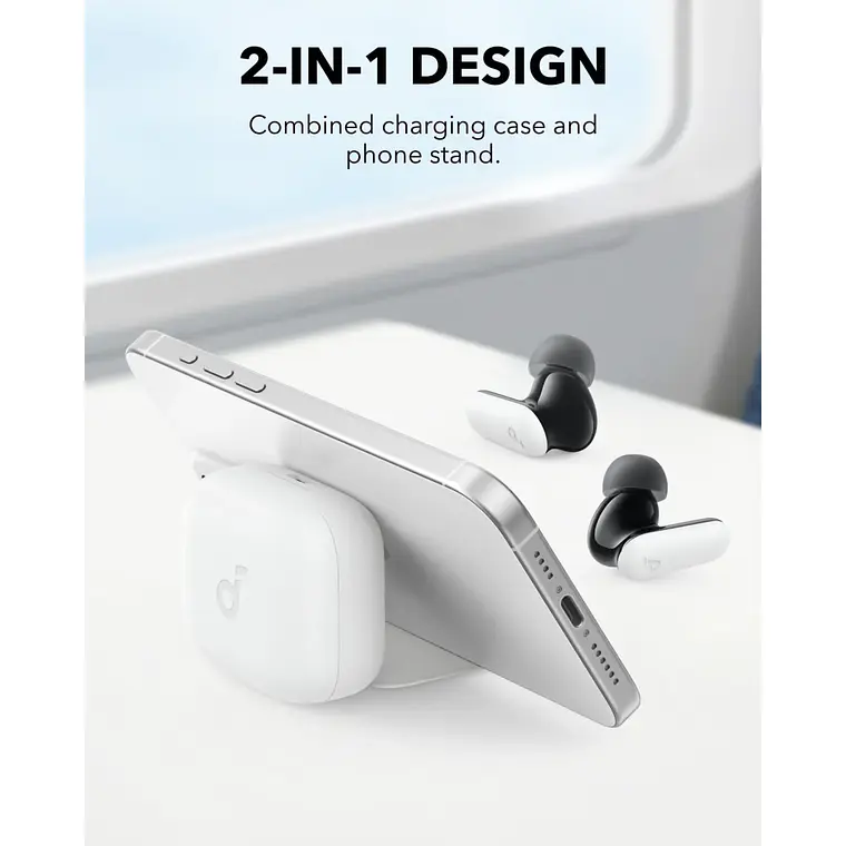 Audífonos Inalámbricos Soundcore P30i Bluetooth con Estuche Blanco 2