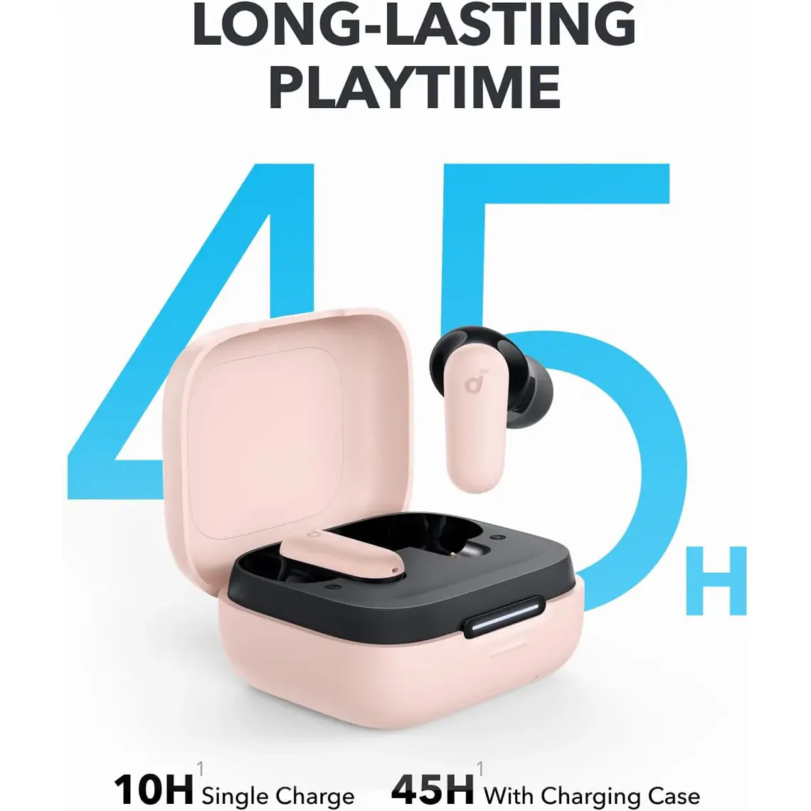 Audífonos Inalámbricos Soundcore P30i Bluetooth con Estuche Rosado 3
