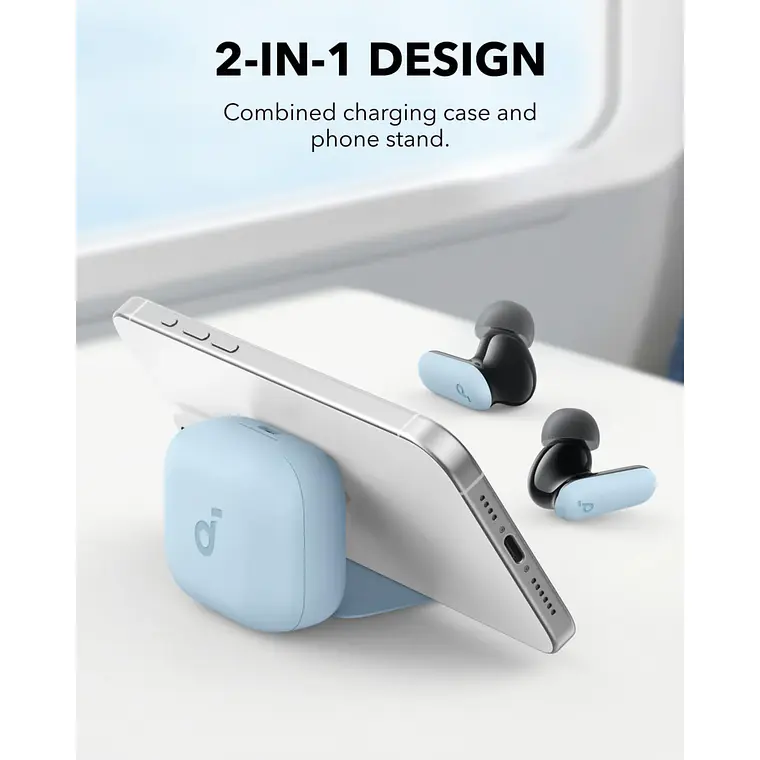 Audífonos Inalámbricos Soundcore P30i Bluetooth con Estuche Azul 2