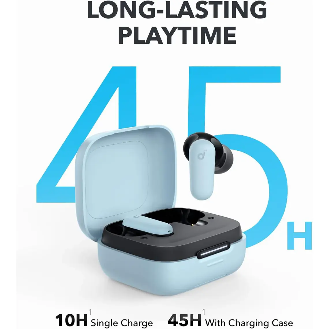 Audífonos Inalámbricos Soundcore P30i Bluetooth con Estuche Azul 3
