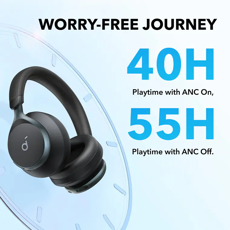 Audífonos Bluetooth Soundcore Space One con Cancelación Activa 5