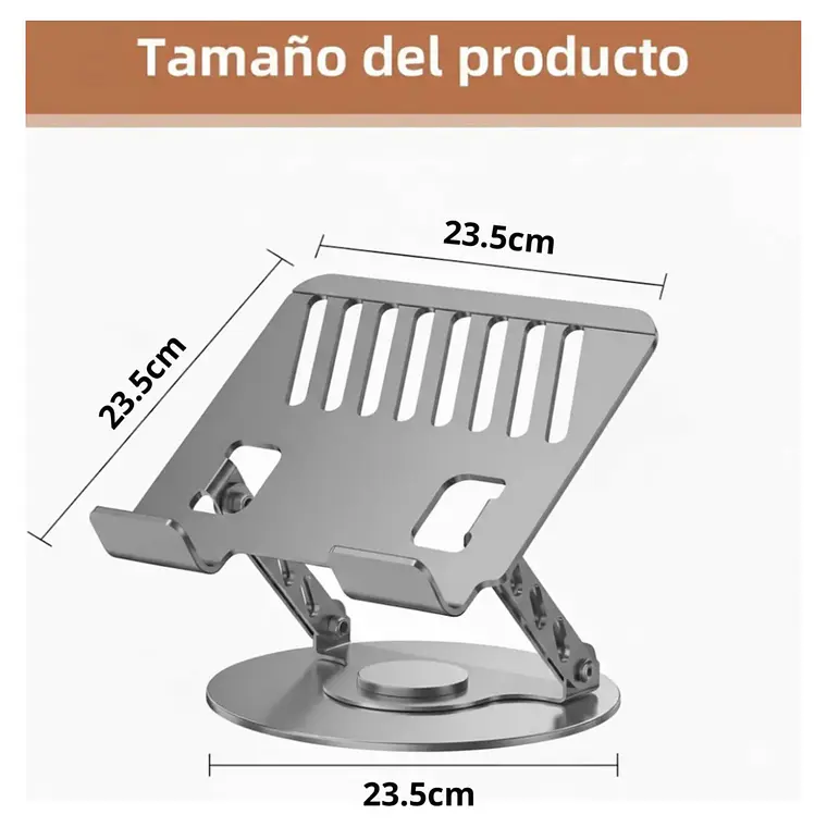 Soporte Para Laptop Baihuo City MY-7714 Plegable Ajustable 6