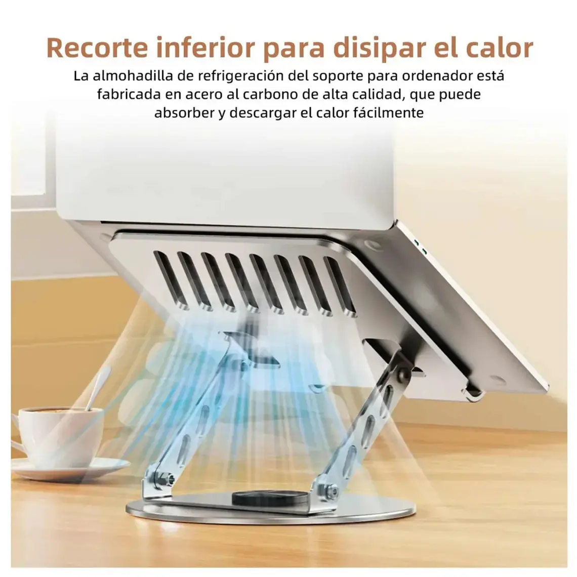 Soporte Para Laptop Baihuo City MY-7714 Plegable Ajustable 5