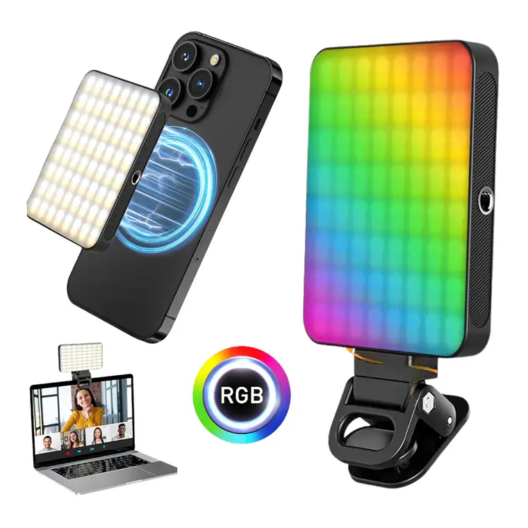Mini Luz LED RGB Para Celular Baihuo City MY-7561 1
