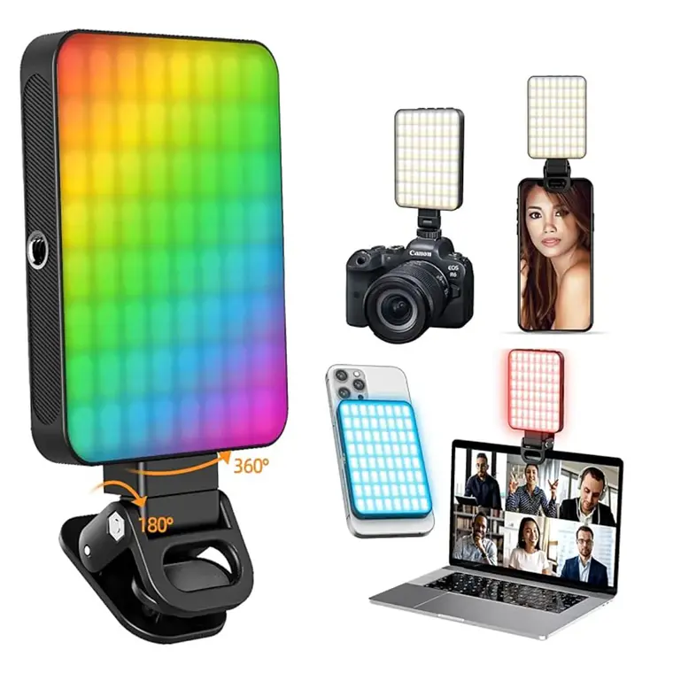 Mini Luz LED RGB Para Celular Baihuo City MY-7561 2