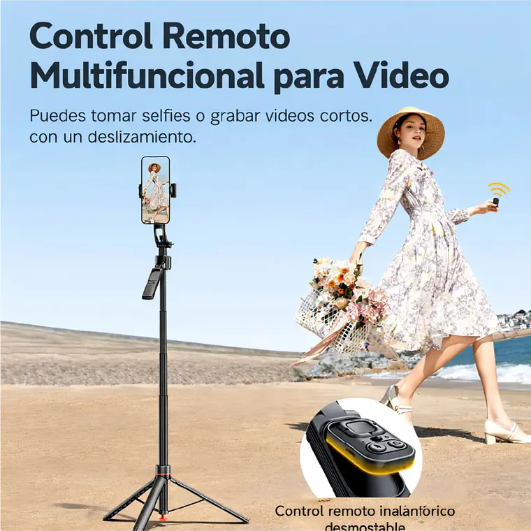 Trípode Inteligente Con Seguimiento Facial IA Baihuo City MY-7794 360 grados 6