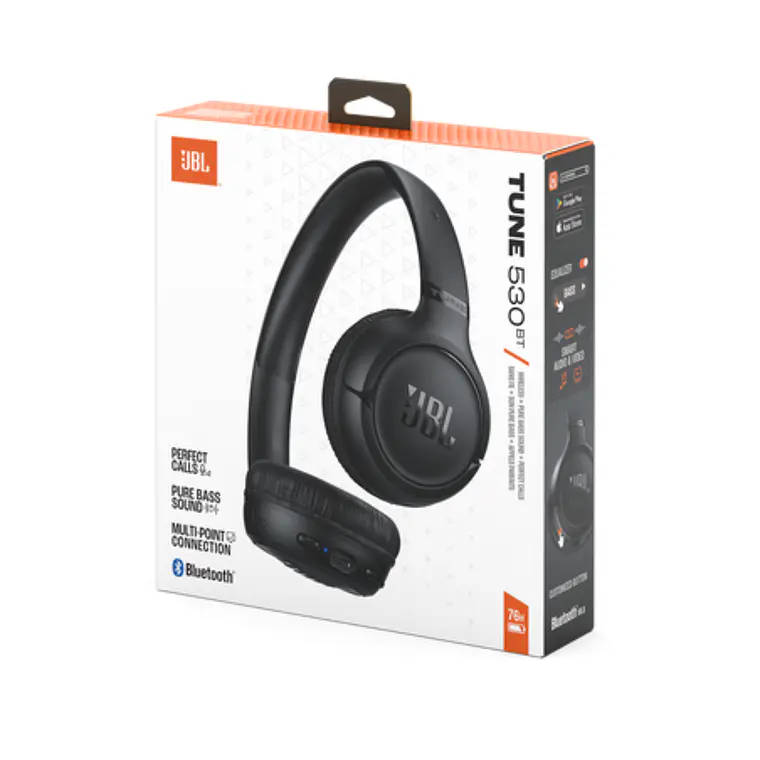 Audifonos inalámbricos JBL TUNE 530 BT Bluetooth Negro 6