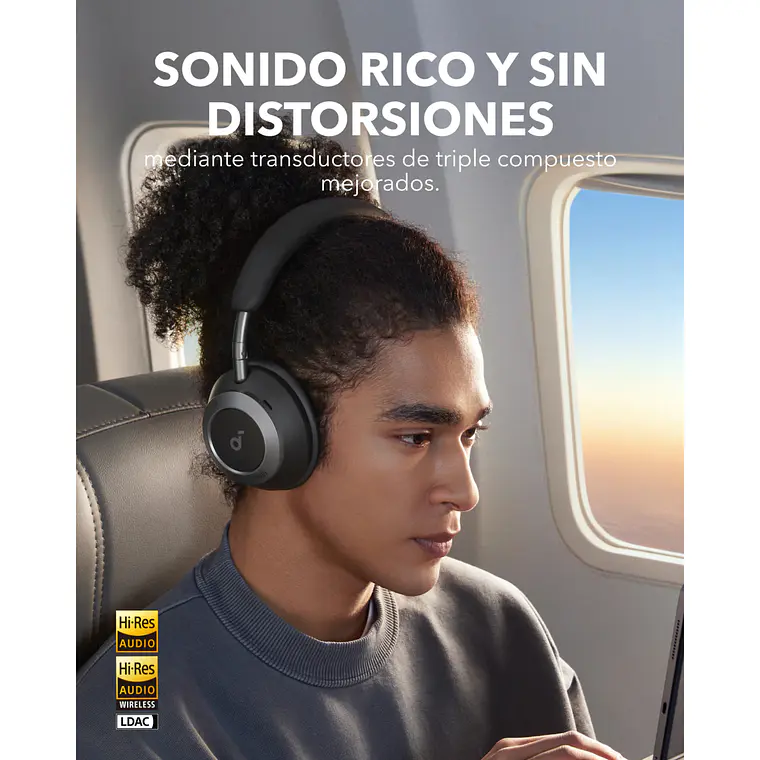 Audífonos Bluetooth Soundcore Space One Pro ANC Premium 4